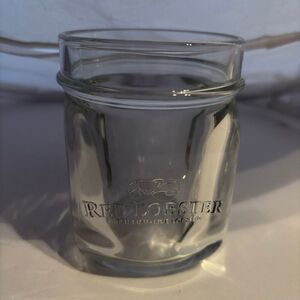 Red Lobster Mason Jar Style Drinking Glass